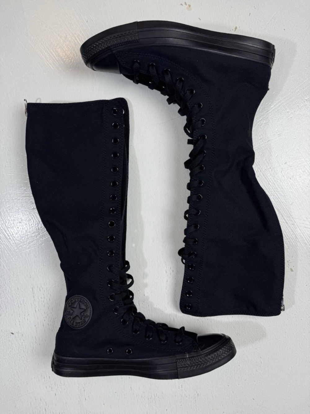Converse All Star Black High-Top Lace-Up Boots - Picture 9 of 14